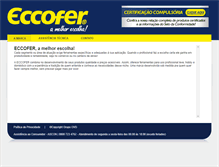 Tablet Screenshot of eccofer.com.br